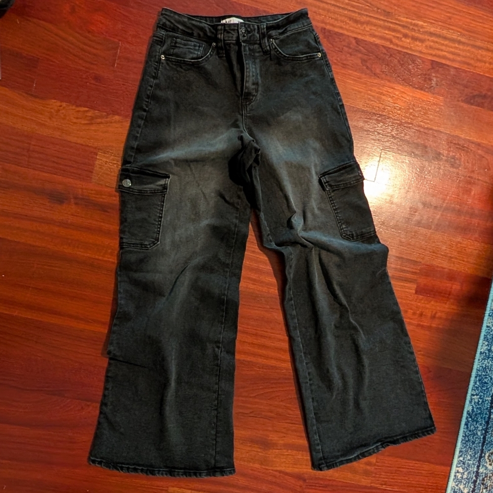 YMI High-Rise Skater Pants in Black
